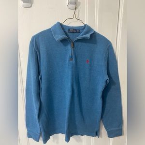 Polo Ralph Lauren Blue Quarter Zip Sweater